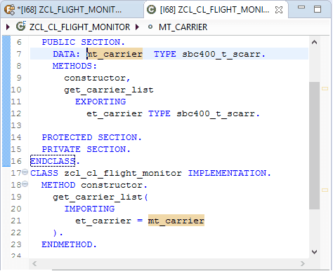 SAP-Schnelleinstieg: ABAP-Entwicklung in Eclipse - Klassenimplementierung